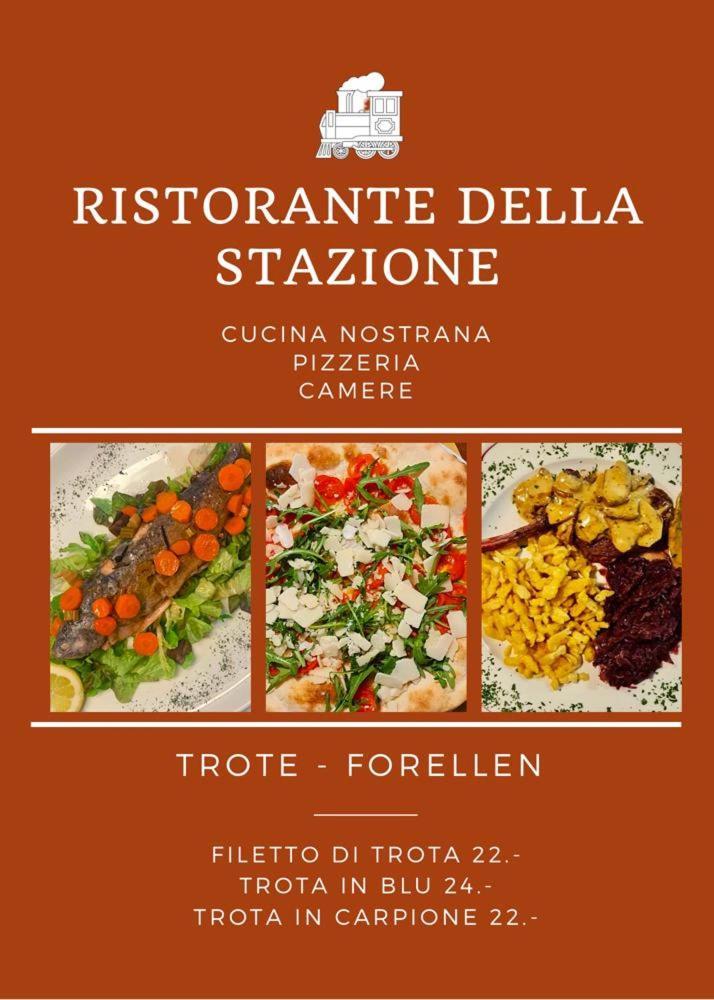 Hotel Ristorante Della Stazione à Tegna Extérieur photo